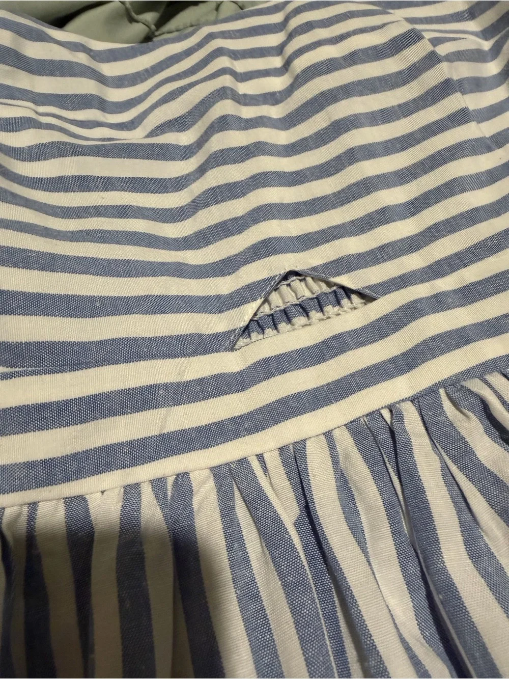 COMMENSE!! Striped Cutout Cotton Blend Cami Maxi Dress !!pockets - Picture 7 of 9